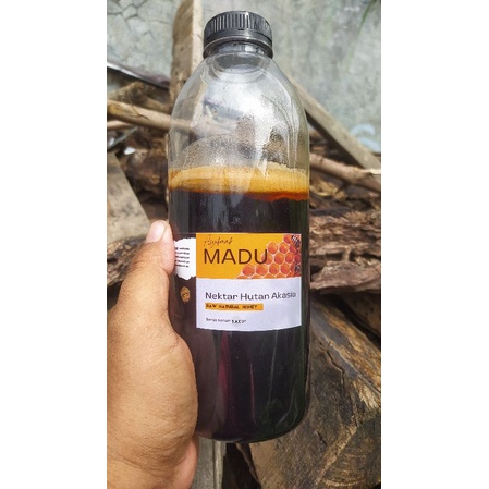 

Madu hutan asli hitam manis raw honey madu mentah 1 kg