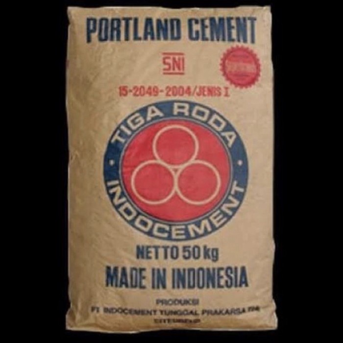 .........] semen tiga roda 50 kg 1 zak per pesan Gosend grab area Bandung