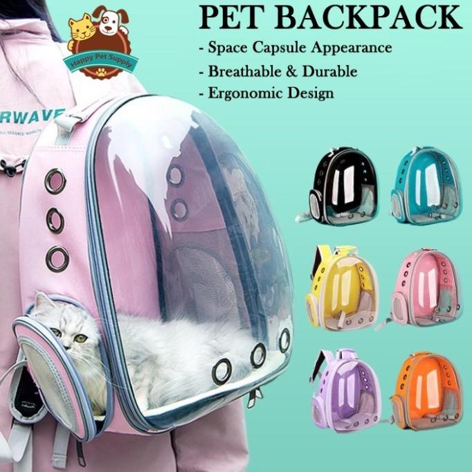 Tas Astronot Kucing Anjing | Tas Transparan | Pet Cargo | Tas Anjing