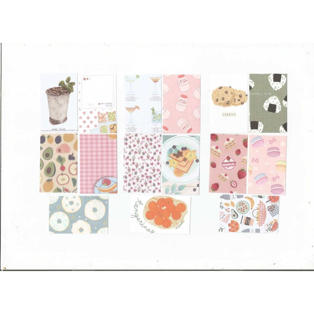 

Kertas dekorasi motif mix untuk jurnal, diary, scrapp book