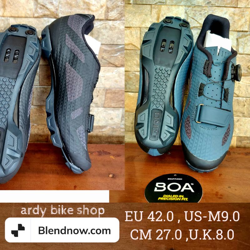 sepatu cleat mtb giro ricon boa