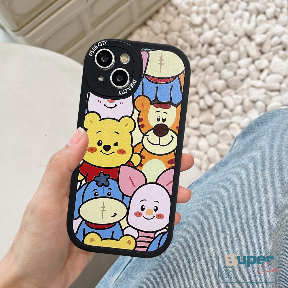 Soft Case TPU Motif Toy Story Winnie the Pooh Tigger Untuk iPhone 11 13 12 14 Pro MAX 7 8 6 6s 14 Plus XR X XS MAX SE 2020