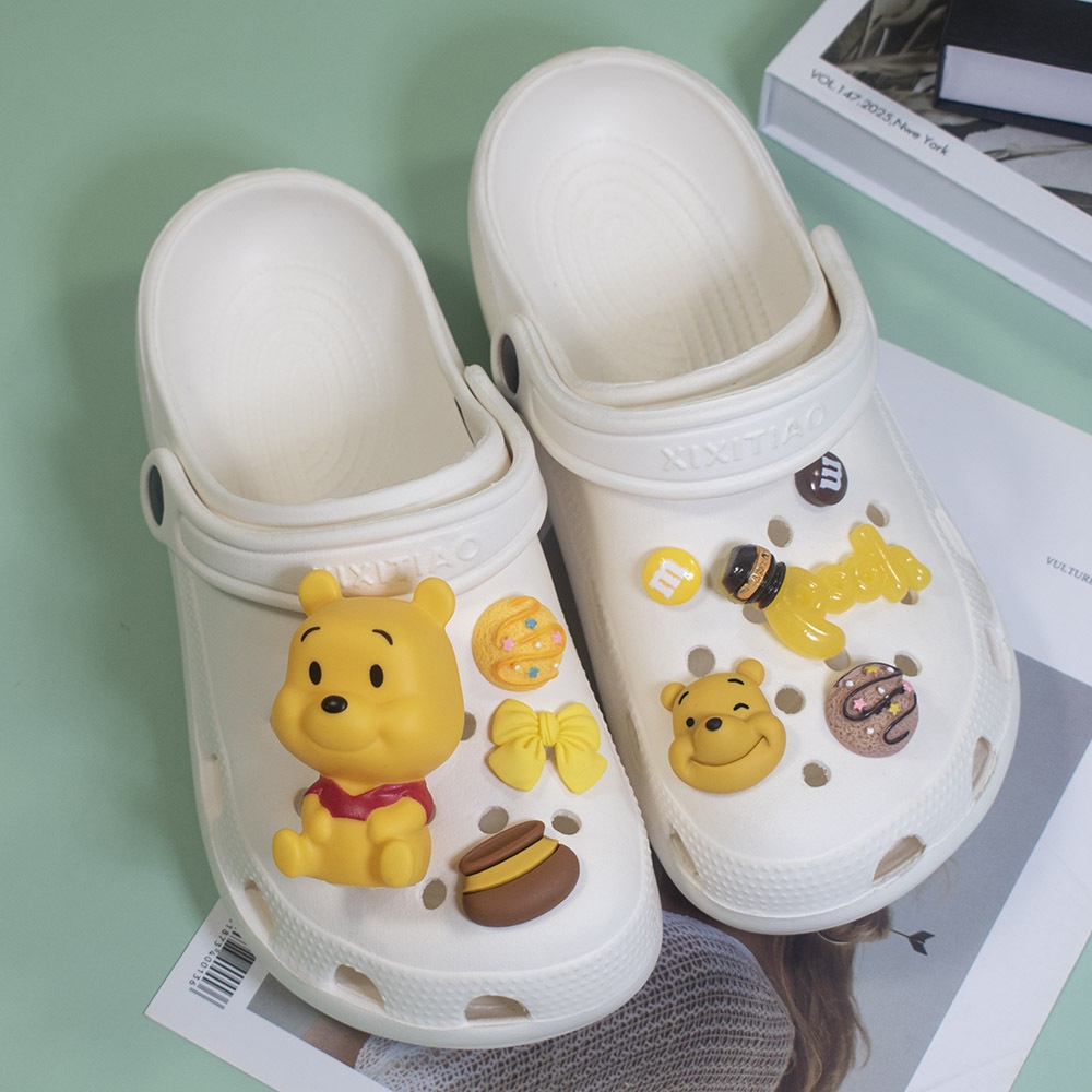 Aksesoris Gelang Sepatu Desain Winnie The Pooh Crocs Jibbitz Untuk Hadiah Pesta | Jibbitz Untuk Crocs