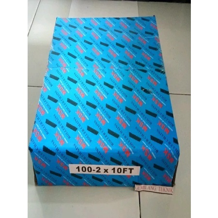 RANTAI RS 100 - 2  DOUBLE ROLLER CHAIN MERK MSK