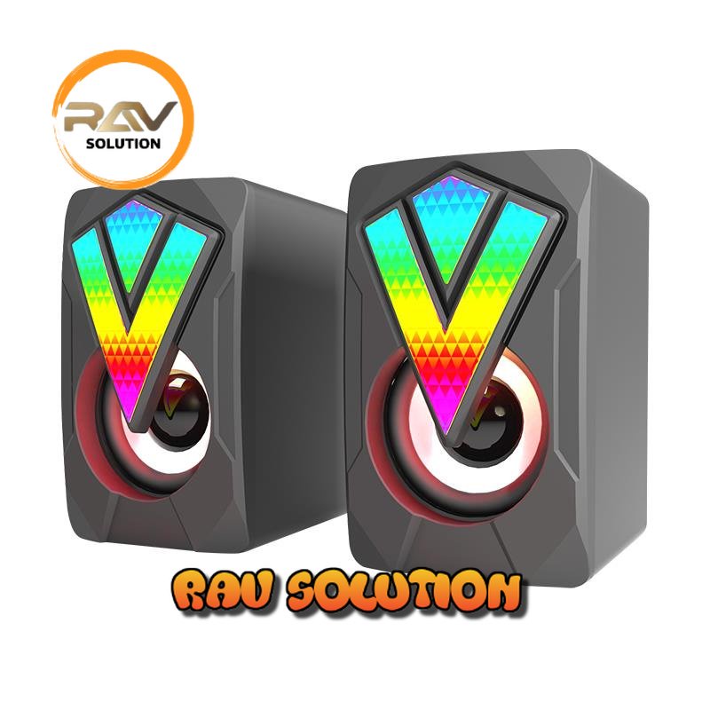 speaker  komputer pc laptop super basskable usb 2.0  RGB surround Hotmai HT-331/speaker super bass komputer pc RGB usb surround 2.0 RGB/  - RAV SOLUTION