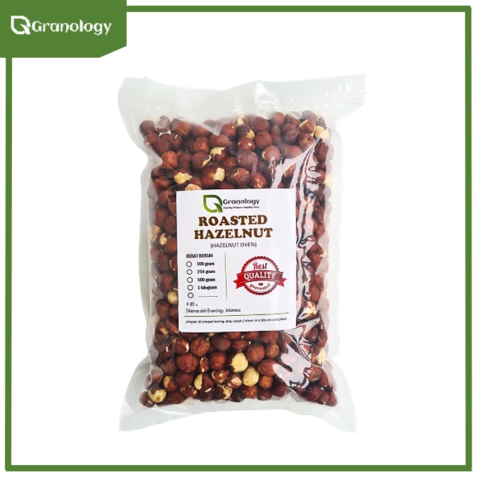 Roasted Hazelnut / Kacang Hazelnut Oven (1 Kilogram) by Granology