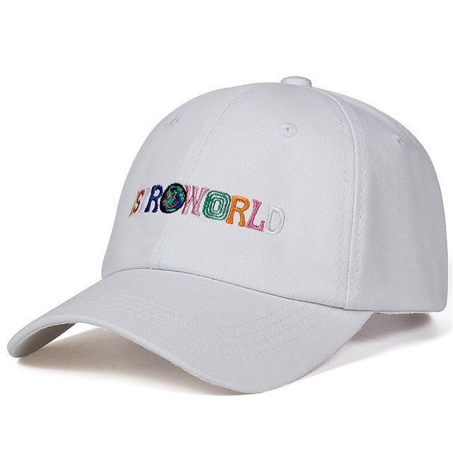 Topi Baseball Desain Astroworld Bahan Katun Untuk Unisex