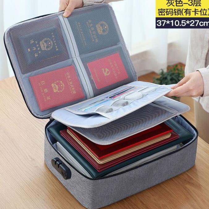

Document Storage Bag Travel Document Bag Tas Penyimpanan Dokumen File