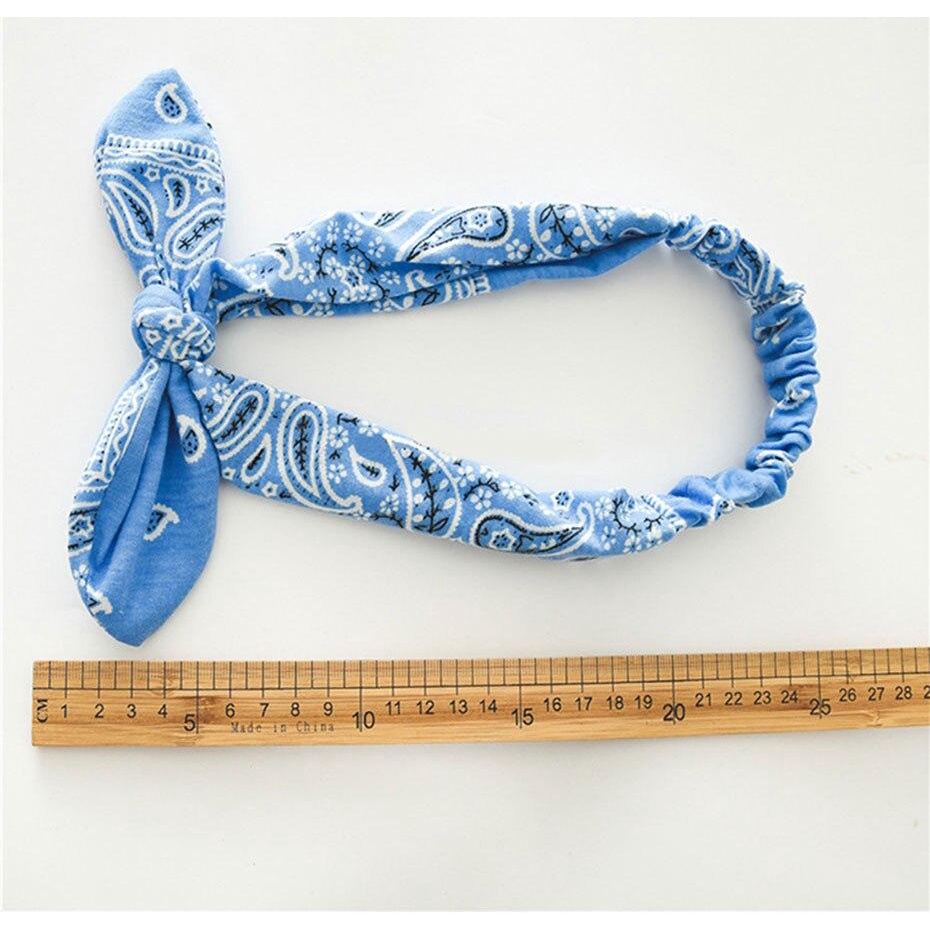 Bandana Scrunchie Headband Rambut Bando Kain Lentur Retro Vintage Dalika