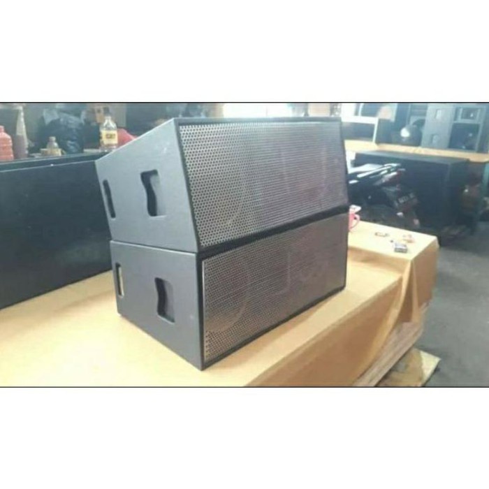 potongan box line array 10 inch double plus tweeter