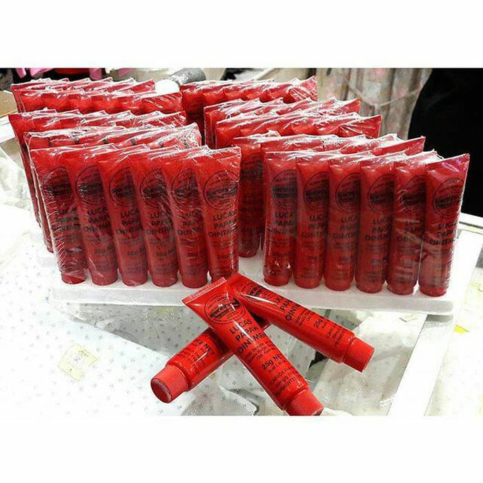 𝗟𝘂𝗰𝗮𝘀 𝗣𝗮𝗽𝗮𝘄 𝗢𝗶𝗻𝘁𝗺𝗲𝗻𝘁 Fullsize 25gr [Australia], Krim Ampuh Penghilang Bekas / Pelembab Bibir Best Seller