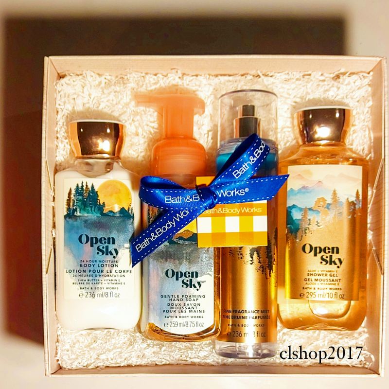 BBW OPEN SKY GIFT SET PAKET BATH &amp; BODY WORKS