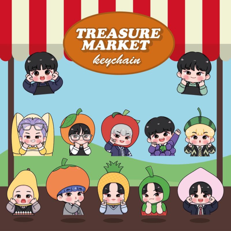 TREASURE MARKET KEYRING