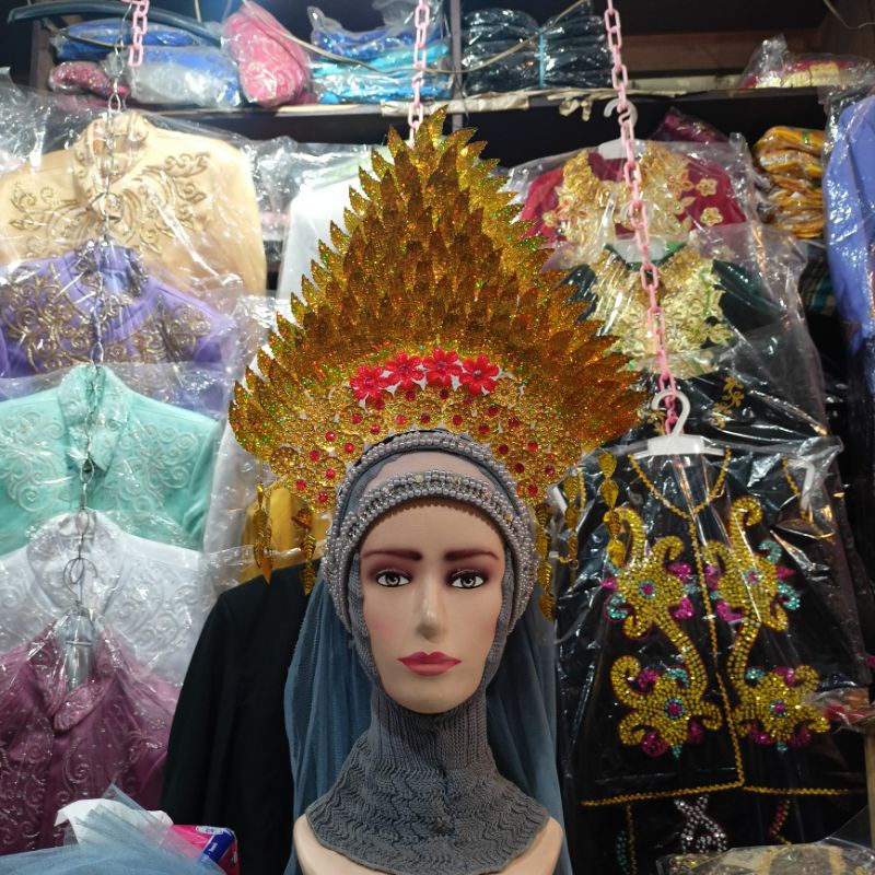 Jual Mahkota Bali Mahkota Adat Bali Sunting Bali Shopee Indonesia 1342