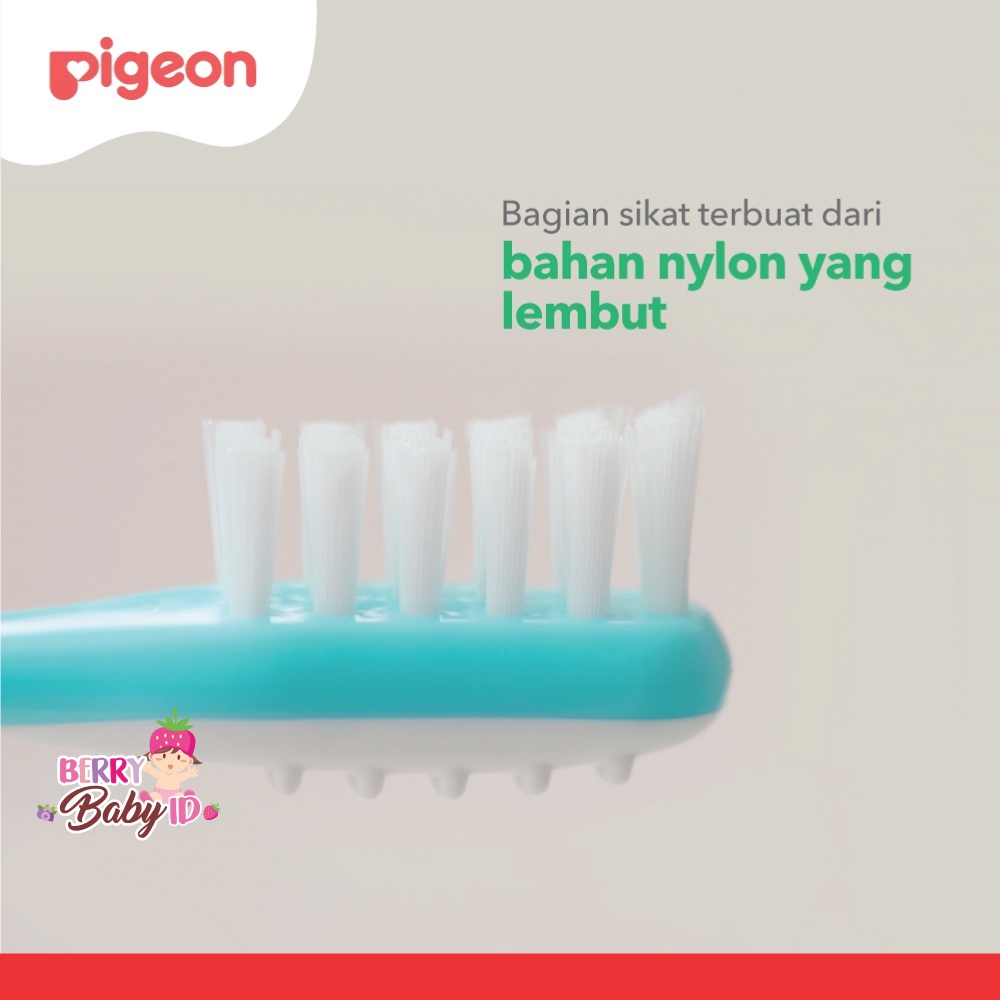 Pigeon Baby Training Toothbrush Lesson 3 Sikat Gigi Bayi 12-18 Bulan Berry Mart