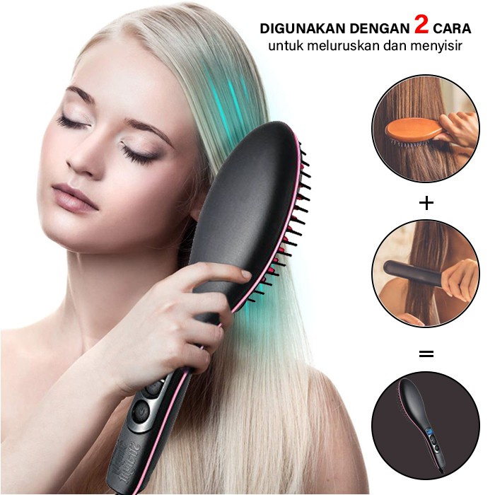 GM Bear Sisir Catokan Pelurus Rambut 1267 - Vlasy Electric Hair Comb