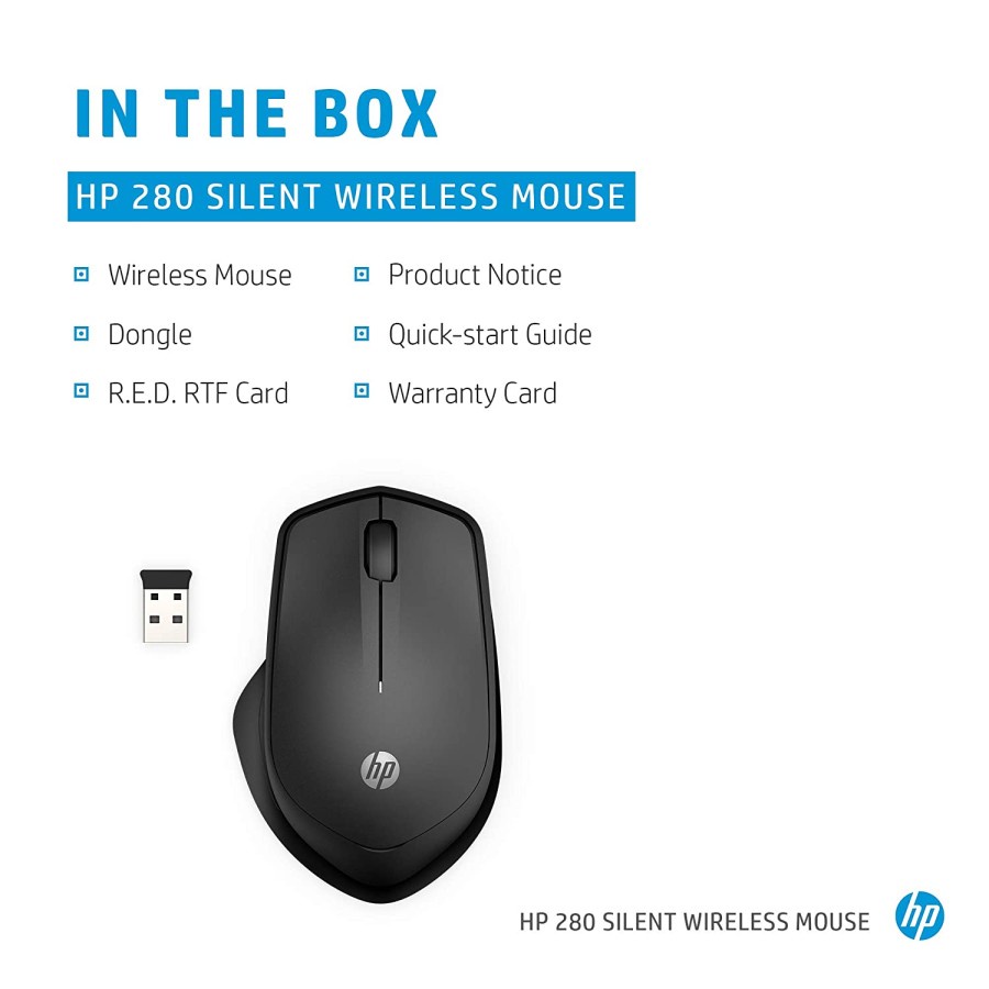 HP 280 Silent Wireless Mouse / HP280 Garansi Resmi