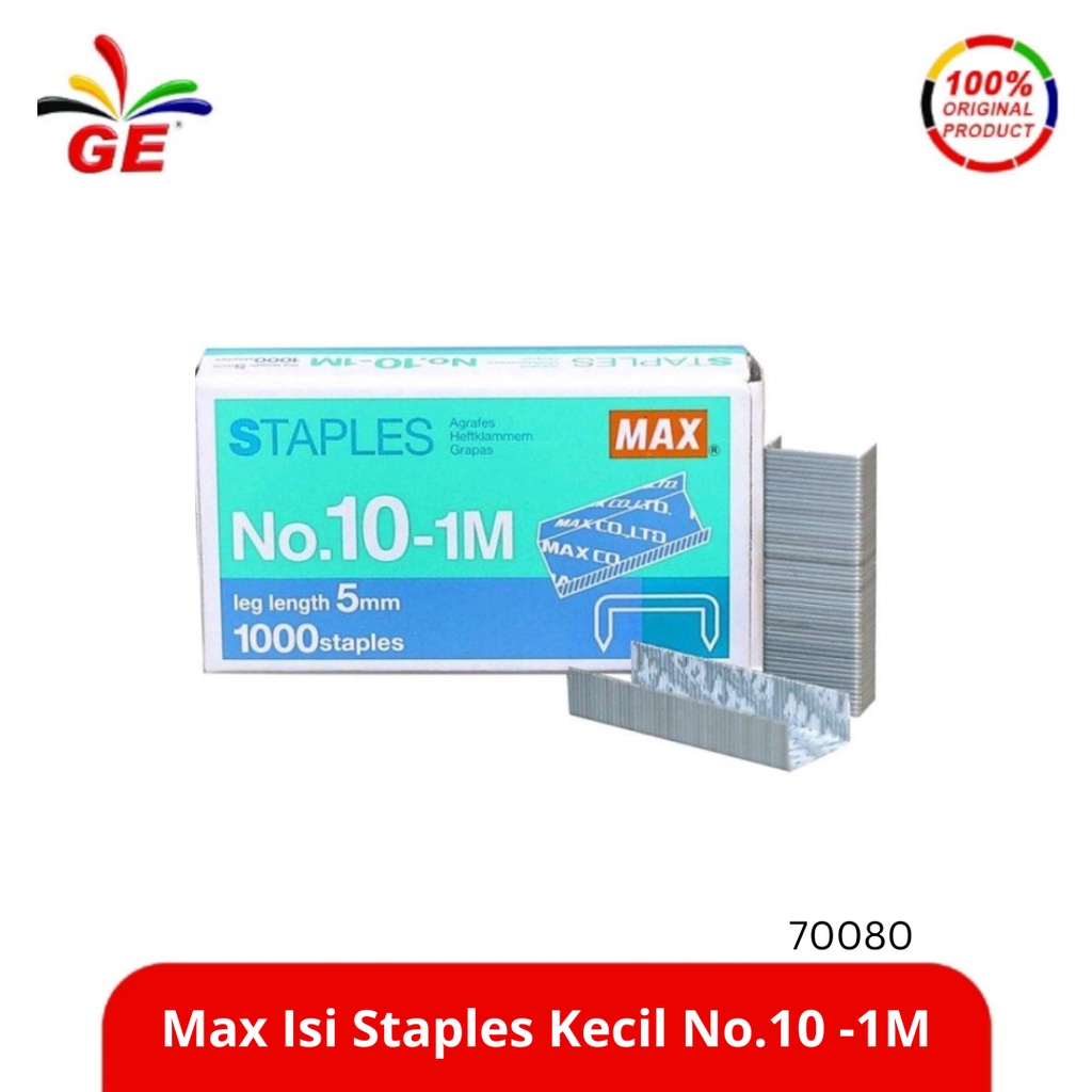 

MAX - Isi Staples Kecil No.10 -1M 70080