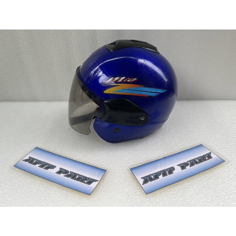 helm yamaha mio biru ori original