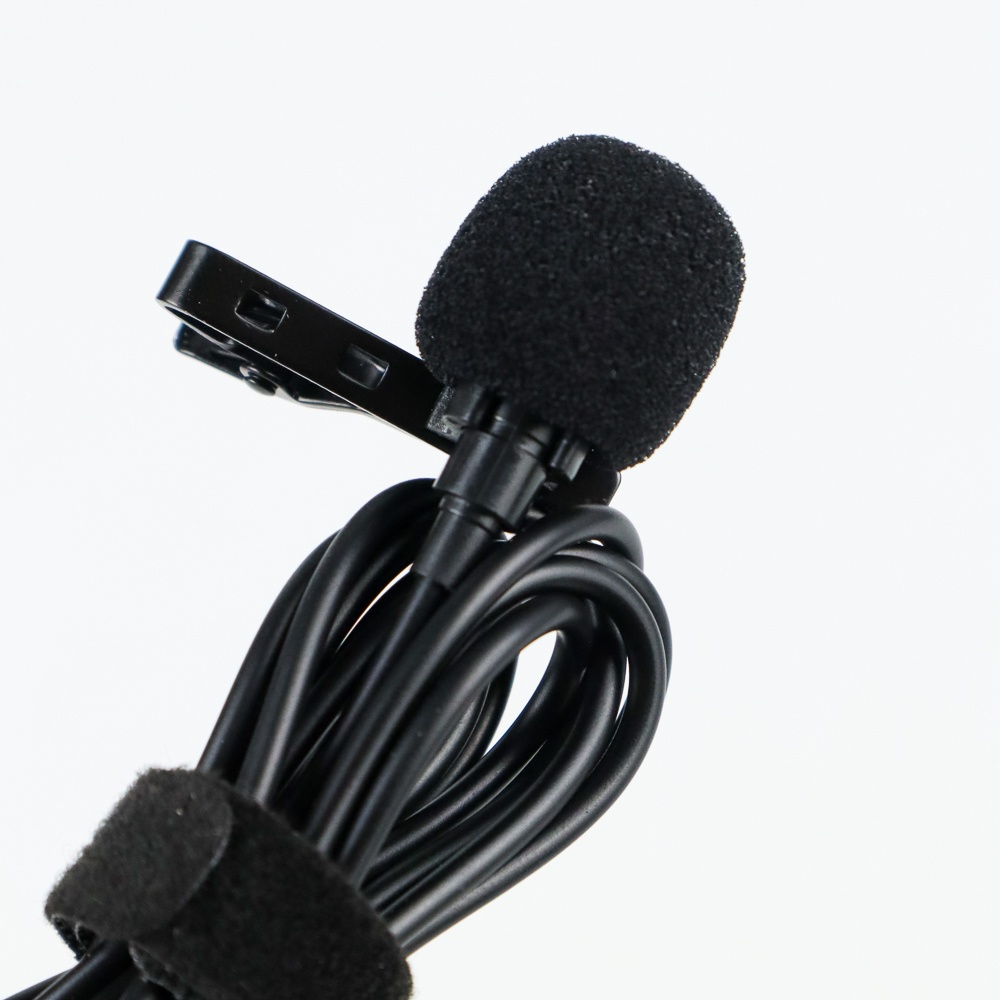 TaffSTUDIO Microphone Clip-on USB Type C Lavalier for Smartphone / Tablet - JH-042 - Black