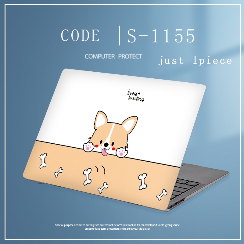 1pc Universal Bebas Potong COD Laptop Decals Colorful Cinnamoroll Marbel Laptop Dekorasi Stiker Untuk Lenovo Ideapad 320C-15 Ideapad 320S-15 Skin Full Cover Sticker