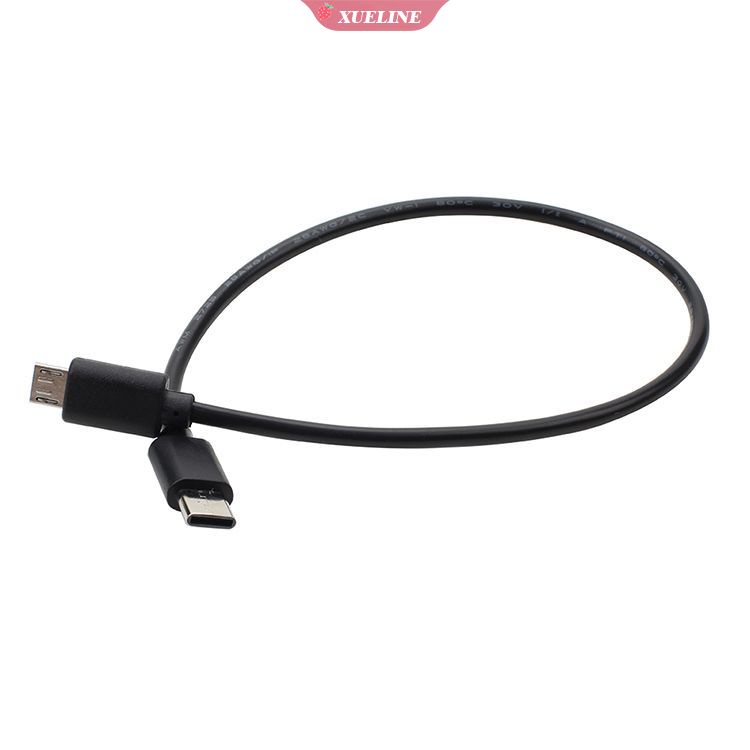 Kabel data / Charger Micro Usb Tipe C male Ke Micro Usb OTG Untuk Smartphone Android ZXL