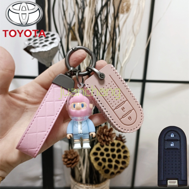 Casing Kunci Mobil Toyota Wigo Rush Daihatsu Tanto Bahan Kulit Lembut