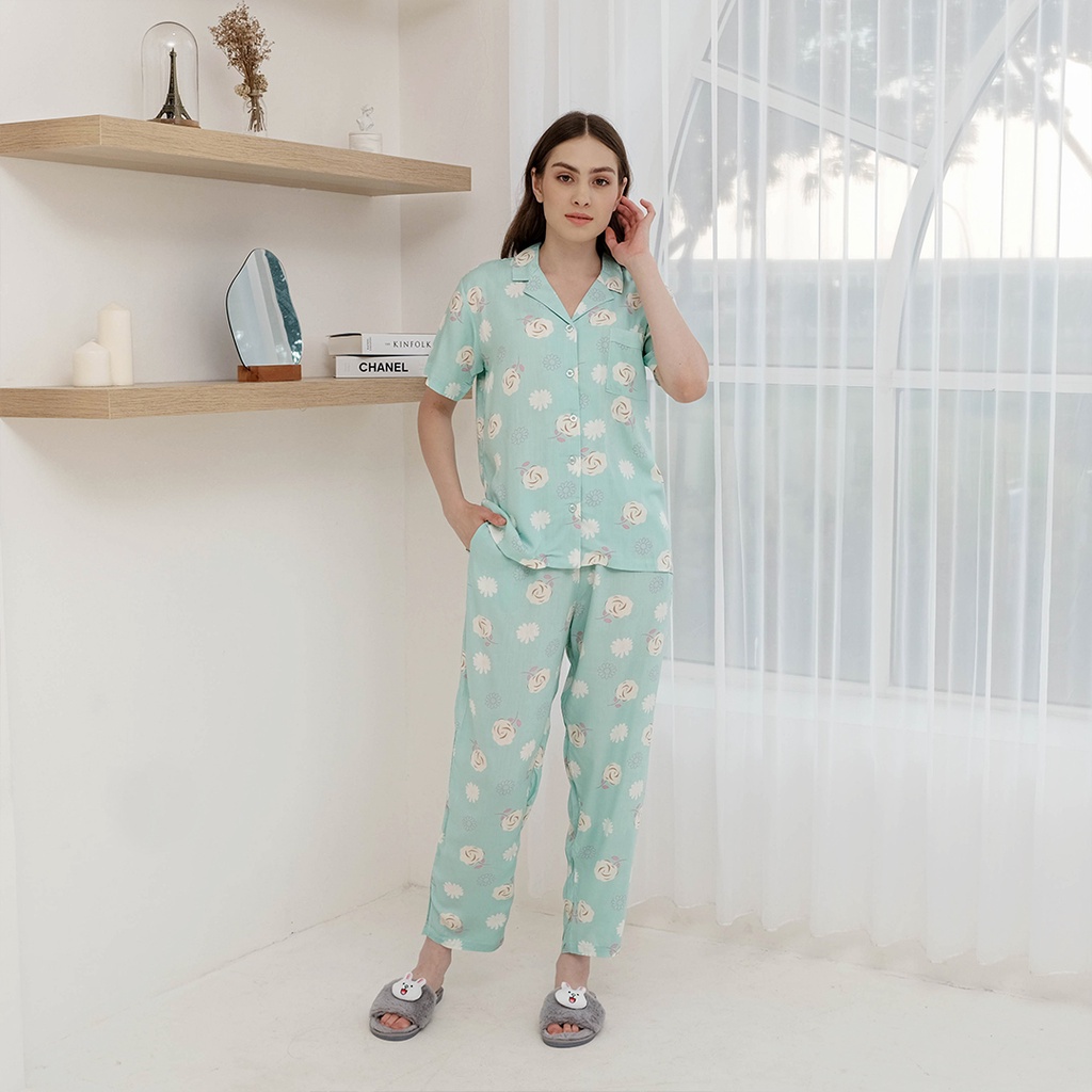 Cielyn - Finna Rayon Premium Piyama Wanita Set