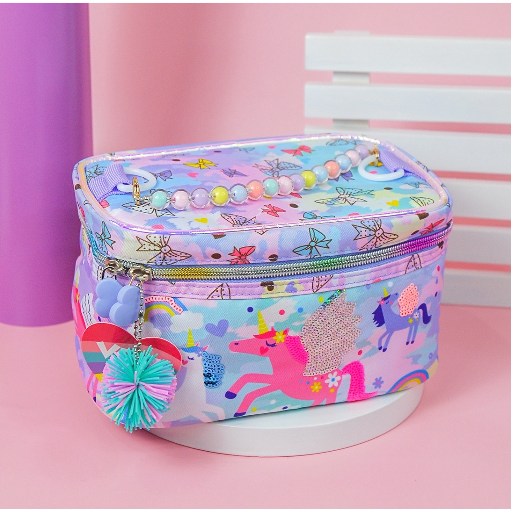 VEST cosmetic /toiletry bag pearl colorfull U2057