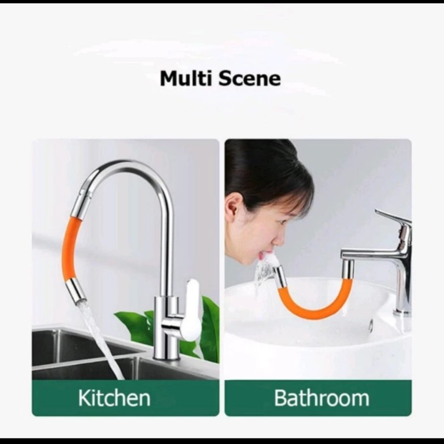 Selang Air Fleksibel Sambungan Kran Universal Dapur Wastafel Flexible