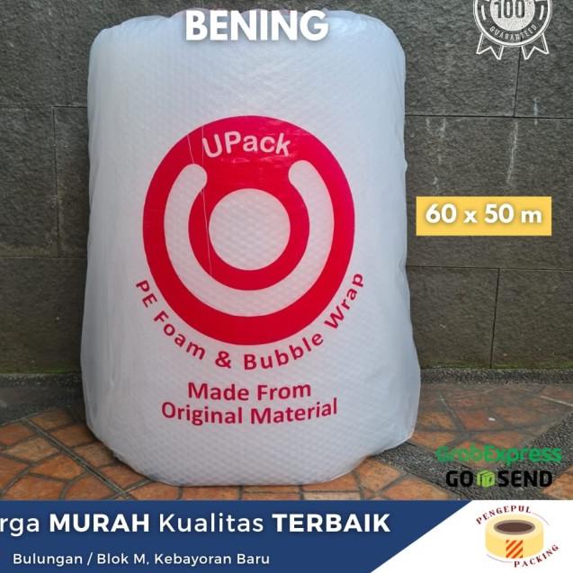 

BUBBLE WRAP UPACK 3KG PREMIUM 60 CM X 50 M - Hitam