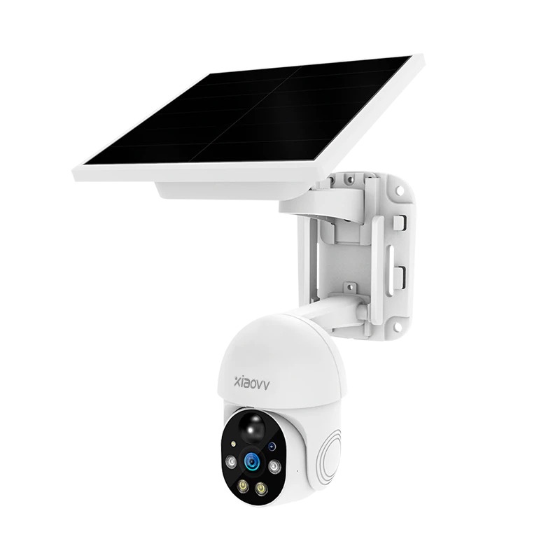 Xiaovv Kamera CCTV Solar Panel WiFi PTZ Smart Camera 1080P - XVV-1120S-P6 - White