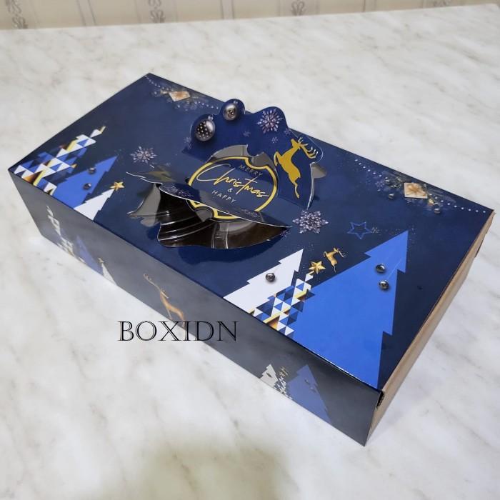 

Box Natal 2 Toples 500Gr Box Kue Natal Kotak Natal 30X15 Dus Natal Kue 082