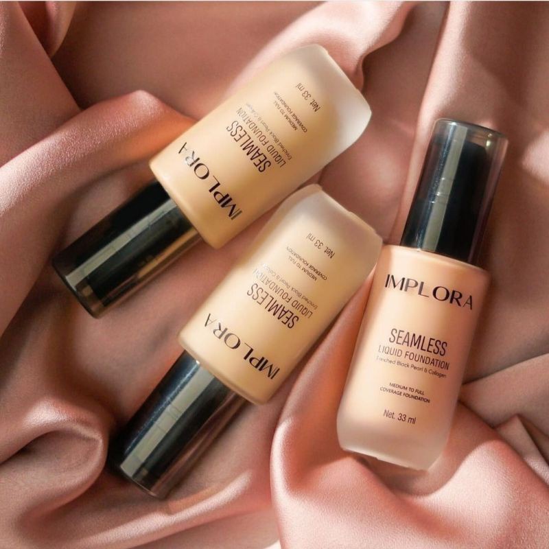 *galerybeautysemarang*  IMPLORA Seamless Liquid Foundation 33mL (✔️BPOM)