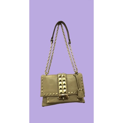 TAS MK MICHAEL KORS CECE QUILTED STUDDED LEATHER NUDE MADE IN BANGLADESH