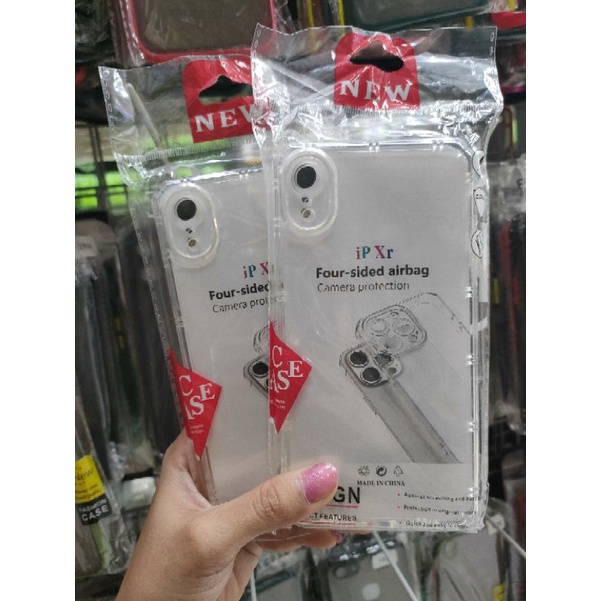 Case Clear IPHONE XR Bening + Pelindung kamera Case Silikon Premium