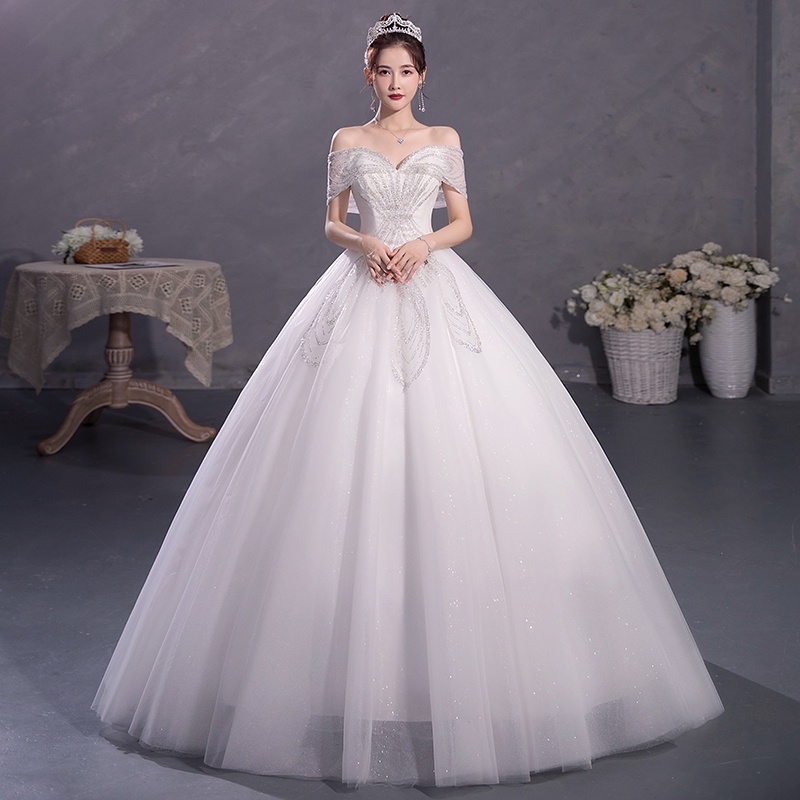 Gaun Pengantin 2211014 Putih Sabrina Wedding Dress