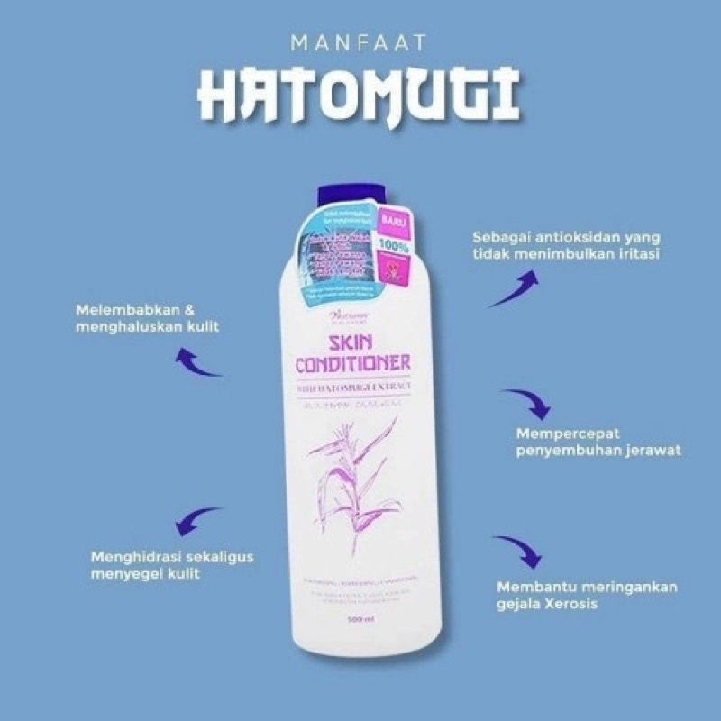 Hatomugi Skin Conditioner Autumn with Hatomugi Extract 500ml free botol spray (ASC) / skin conditioner aloe