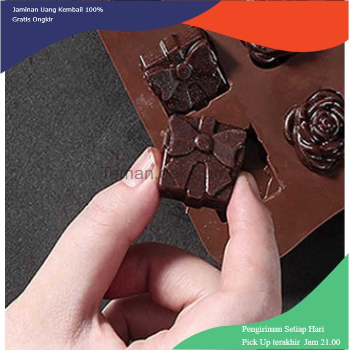 TD - PR AILEHOPY Cetakan Coklat Es Batu Ice Cube Tray Mold Model Love - DU997