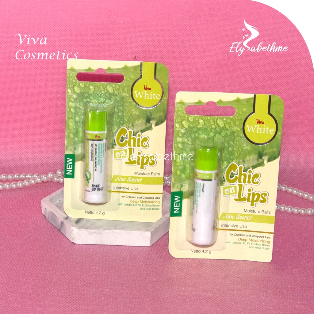 ✿ELYSABETHME✿ Viva lip Balm CHIC ON LIPS untuk melembabkan bibir sehat dan pink merona perona pelembab