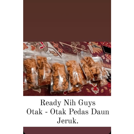 

Otak - Otak Pedas Daun Jeruk