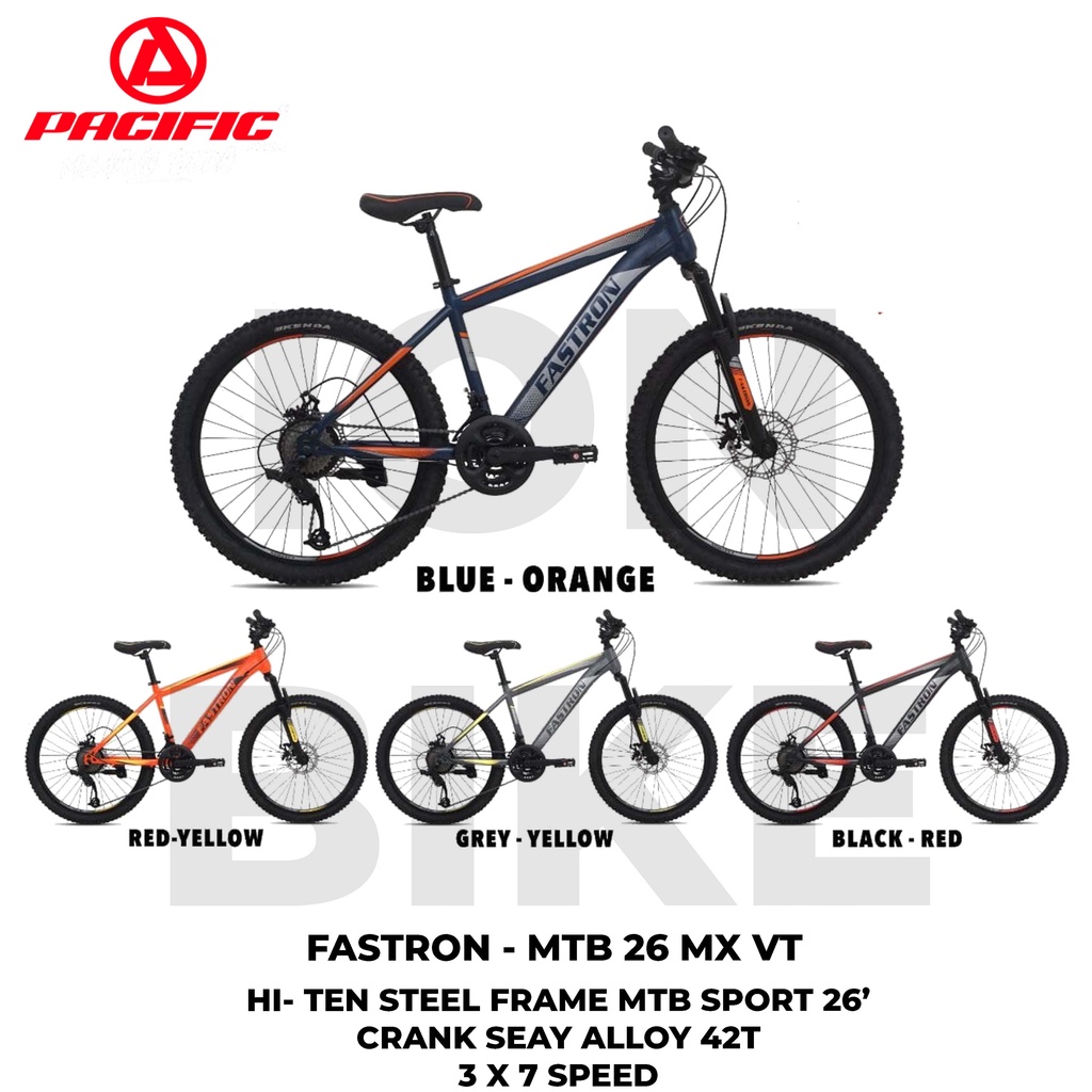 Sepeda MTB 26 FAstron F260 MX VT 7 Speed Terbaru Sepeda Gunung Anak Pacific Bike 26inch F 260 Murah 