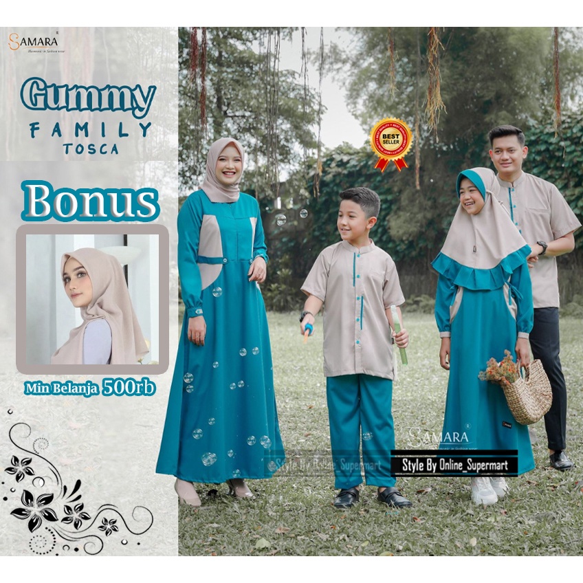 Sarimbit Keluarga Muslim 2023 Couple keluarga GUMMY family Tosca terbaru