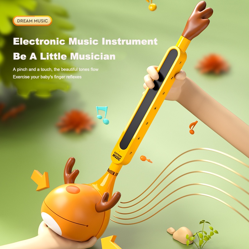 Mainan Alat Musik Otamatone Synthesizer Elektronik Portable Gaya Jepang Untuk Anak Laki-Laki