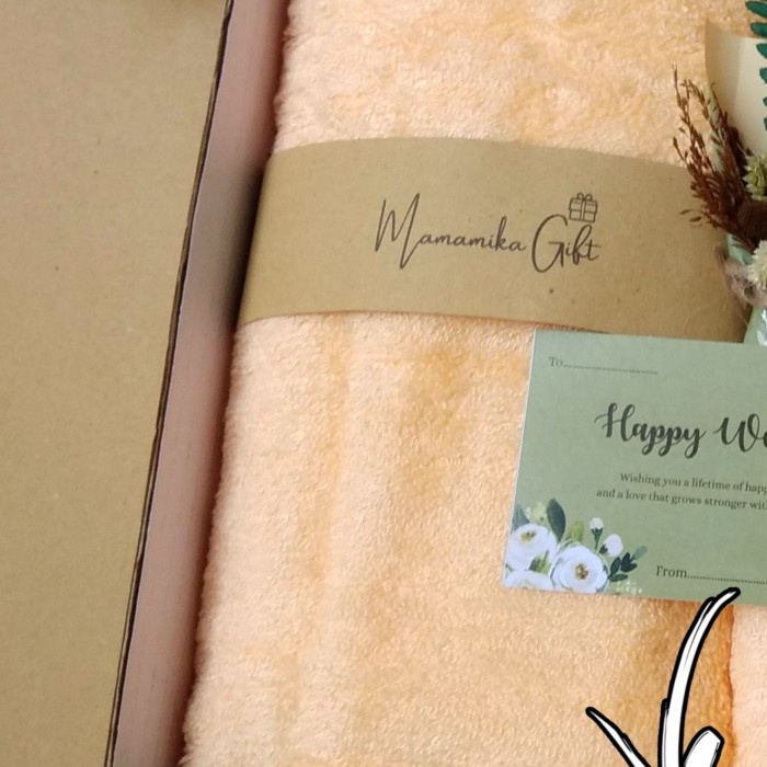 

(COD) HAMPERS HANDUK COUPLE WEDDING / KADO PERNIKAHAN HANDUK PERNIKAHAN - SINGLE ORANGE
