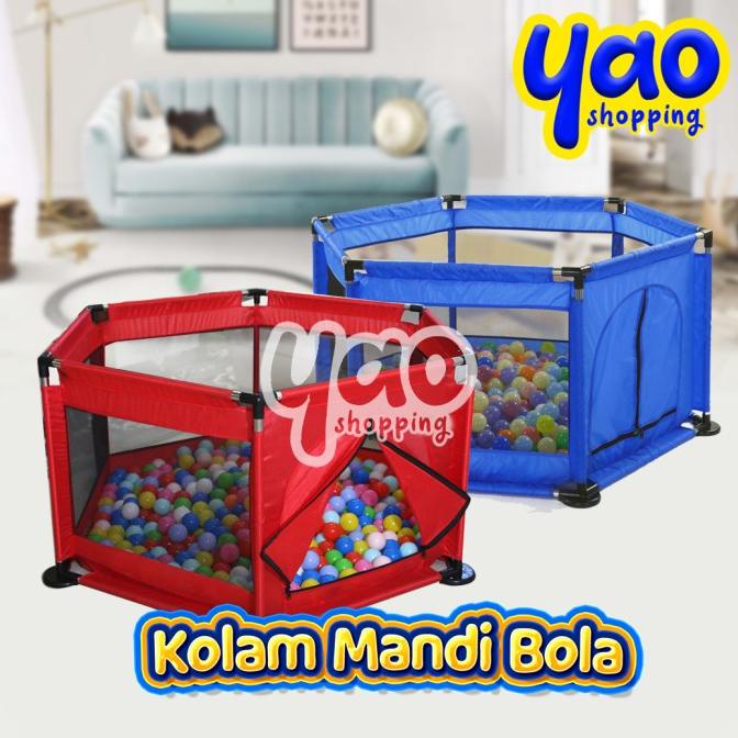 Kolam Mandi Bola Anak Biru Merah Kolam Mandi Anak Murah