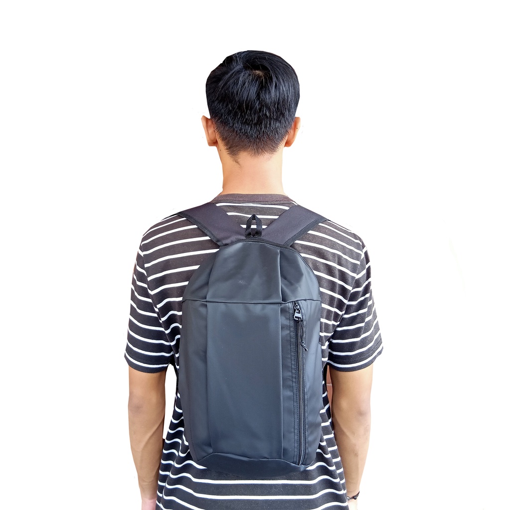 TAS RANSEL HITAM POLOS / TAS RANSEL POLOS