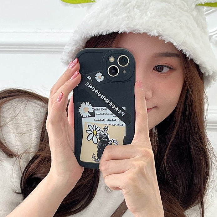 Fans Daisy G-Dragon Soft CaseINFINIX HOT 10 11 Play 11s 10s 9 Play Note 8 Smart 5 6 Lite Protect Case Cartoon Black Casing