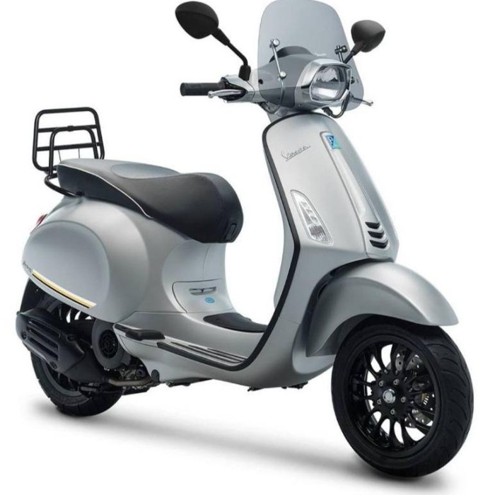 Part Aksesoris Vespa Matic New Sprint Backrack Dan Windshield