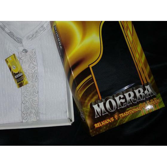 BAJU KOKO PUTIH Lengan Panjang Bonus Dus Tiap Kemeja - Maron, M